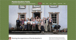 Desktop Screenshot of pembrokeshirepaths.co.uk